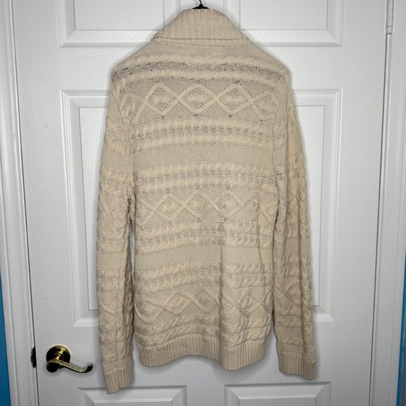 Lucky Brand Fisherman Sweater Cardigan - Picture 5 of 5
